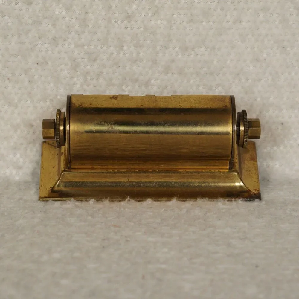 Park Sherman Brass Perpetual Desk Calendar Mid-Century Springfield Illinois VTG